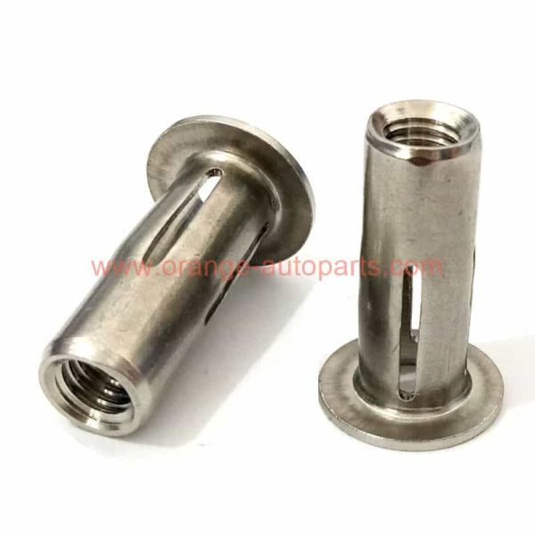 Wholesale Price 304 316 Stainless Steel M6 M8 M10 M12 Flat Head Pre Bulbed Rivet Nut Cross Rivnuts