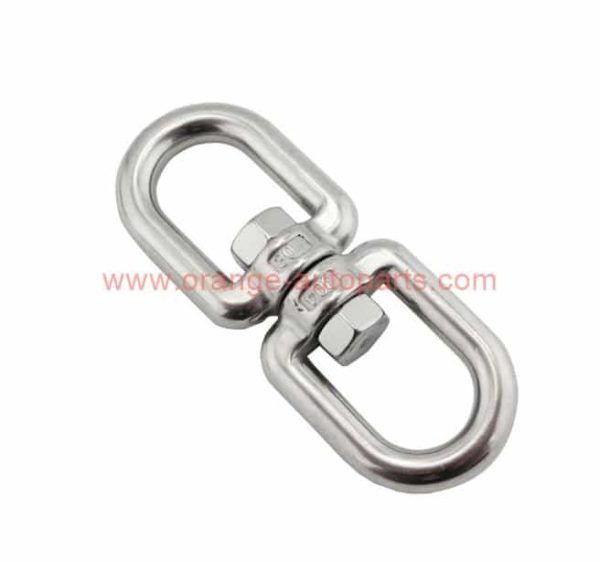 China Supplier 304 Stainless Steel 8-shaped Rotating Ring Universal Ring Eye Swivel Shackle Ring Connector