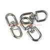 China Supplier 304 Stainless Steel 8-shaped Rotating Ring Universal Ring Eye Swivel Shackle Ring Connector