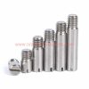 China Supplier 304 Stainless Steel Din 427 Slotted Headless Set Screws With Flat Point