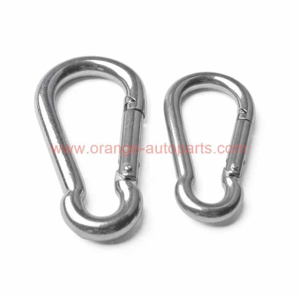 China Supplier 304 Stainless Steel Din 5299c Spring Snap Hook Carabiner