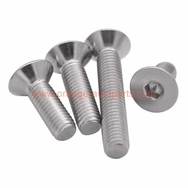 Factory Customized 304 Stainless Steel Din 7991 Hex Socket Countersunk Head Machine Screws M2 – M16