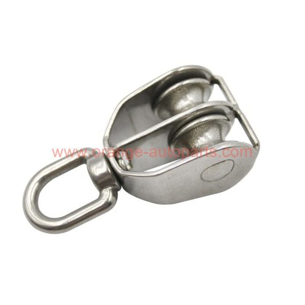 China Manufacturer 304 Stainless Steel M15 – M100 Swivel Eye Single And Double Pulley