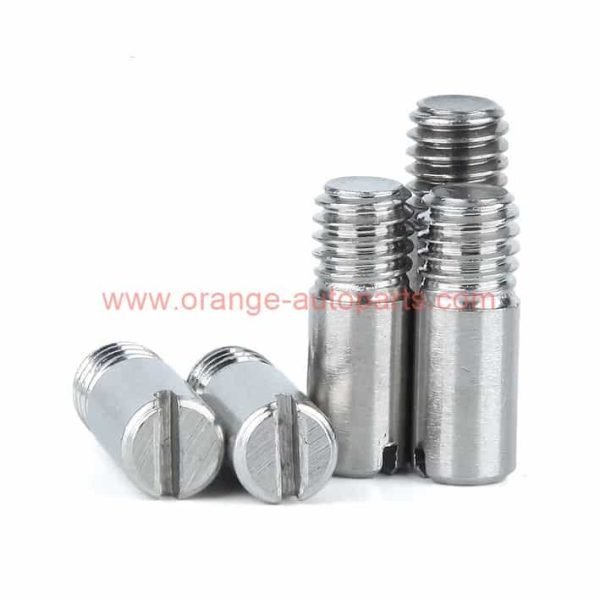 China Manufacturer 304 Stainless Steel M2 – M10 Din 427 Parallel Pins With External Thread /slotted Headless Screws