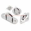 China Manufacturer 304 Stainless Steel M5 M6 M8 Eye Pad Plate Ceiling Wall Mount U Hook Anchor For Yoga Swing Suspension Strap