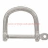 China Manufacturer 304 Stainless Steel Screw Pin Wide D Shackles