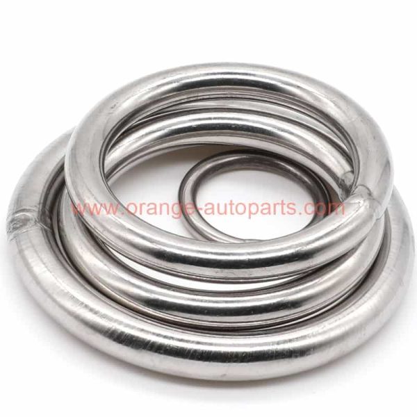 China Supplier 304 Stainless Steel Welded O Round Rings