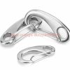 China Manufacturer 30mm – 100mm Stainless Steel 304 Shackle Carabiner Egg Shaped Spring Snap Hook