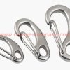 China Manufacturer 30mm – 100mm Stainless Steel 304 Shackle Carabiner Egg Shaped Spring Snap Hook