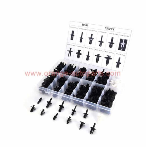 Wholesale Price 350pcs Auto Plastic Rivet Fastener And Clips Push Clip Kit For Car Bumper