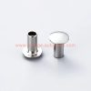 China Supplier 4*8 Carbon Steel Nickel Plating Flat Round Head Semi Tubular Rivets