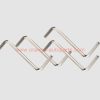 Factory Customized 45# Steel Double End Rocking Handle White Zine Plating 4mm Hex Key Z Type Allen Wrench