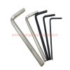 China Supplier 45# Steel L Shaped Hexagon Socket Wrench / Flat Head Hex Key Allen Wrench