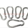 Factory Price 5*50 Cheap Zinc Plated Steel Key Chain Snap Hook Climbing Carabiner