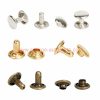 Factory Price 5/6/7/8/9/10/12mm Brass Double Cap Rivets And Studs For Handbags/ Leather/belt