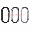 China Supplier 5# Aluminum Alloy Oval Snap Hook Spring Snap Hook Carabiner Hook