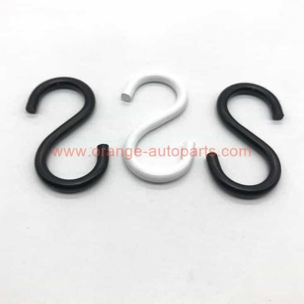 Wholesale Price 50mm Black Finish Steel S Shape Hook Hanger