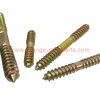 China Supplier 6*80 8*60 Furniture Double Sided Sharp End Cupboard Wood Screws