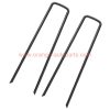 China Manufacturer 6 Inch Garden Staples,Galvanized Landscape Sod Stakes Lawn U Pins Pegs For Landscape Fabric