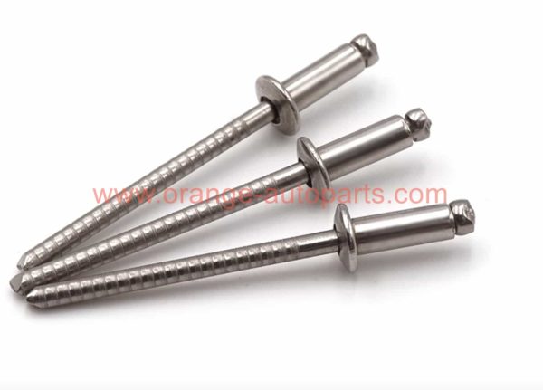 China Manufacturer 6.4mm Full Stainless Steel Open End Pop Rivet/blind Rivet