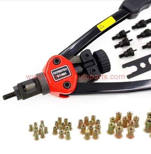 China Supplier 605 606 607 610 Hand Rivet Nut Gun Insert Manual Riveter Threaded Nut Riveting Rivnut Tool For Nuts M3 M4 M5 M6 M8 M10 M12