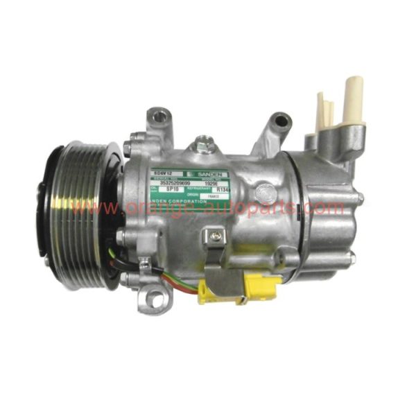 China Manufacturer 64522758145 64522758433 Sanden 6v12 AC Compressor For Citroen C3