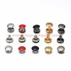 China Supplier 7mm Round Double Cap Rivet Stud Metal Spike Rock Leathercraft Shoe Bag Belt Garment Bracelet