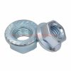 Factory Price 8/10 Grade Steel Galvanized M3 – M24 Din 6923 Serrated Hex Flange Nuts