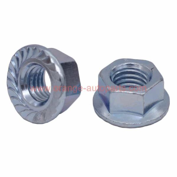 Factory Price 8/10 Grade Steel Galvanized M3 – M24 Din 6923 Serrated Hex Flange Nuts