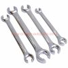 China Supplier 8*10mm Double End Open Ring Flare Nut Crowfoot Spanner Brake Pipe Spanner Wrench