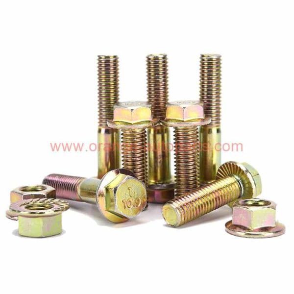 Factory Customized 8.8 Grade Zinc Plated Din 6921 Hex Flange Bolts