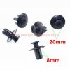 Factory Customized 8mm Auto Body Plastic Fasteners And Clip Automotive Bumper Rivet Fixing Clip Plastic Parts For Auto Cars Machine