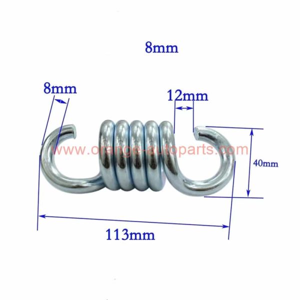 Wholesale Price 8mm Suspension Hooks Hammock Chair Spring Heavy Duty Tension Spring For Porch Swings