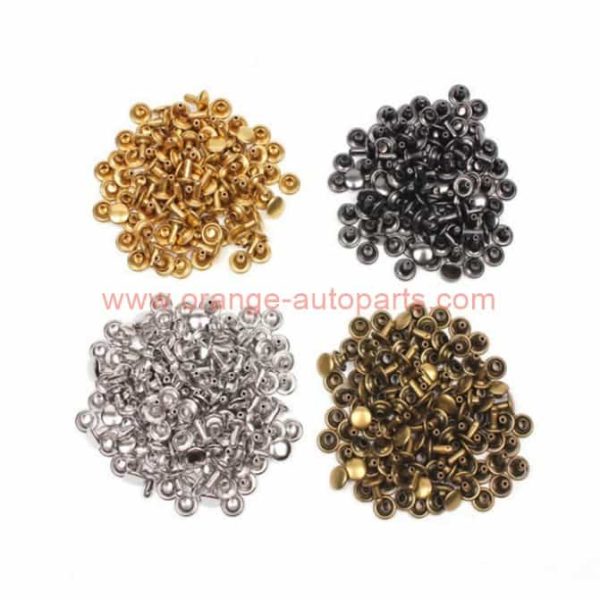 China Supplier 9*9mm Brass Male And Female Rivets Clothing Rivets And Studs