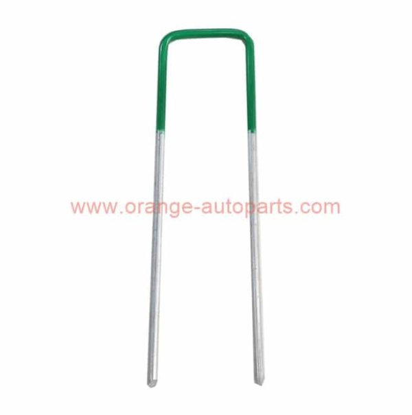 China Manufacturer 9 Gauge Green Galvanized Garden Staples