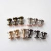 Factory Customized 9.5*4*8mm M3 M4 Flat Head Brass Chicago Screw For Leather