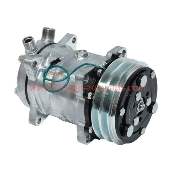 China Manufacturer AC Compressor 24v 2PK 132mm Pulley Sd508 5h14 4507 6627 6665 4506 Sanden Compressor