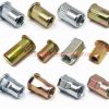 China Manufacturer Aluminium Steel Rivnut 1/4-20 Flat Open Head Insert M6 M8 Rivet Nut Stainless Steel