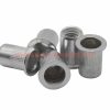 China Manufacturer Aluminum Alloy Rivnut Flat Head Threaded Rivet Insert Rivet Nut