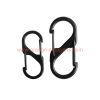 Wholesale Price Aluminum Black 8 Type Hook Key Chain Hook S Shape Carabiner