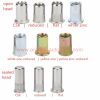 China Manufacturer Aluminum Metal Stainless Steel 304 M6 Open End Hex Rivnut Automatic