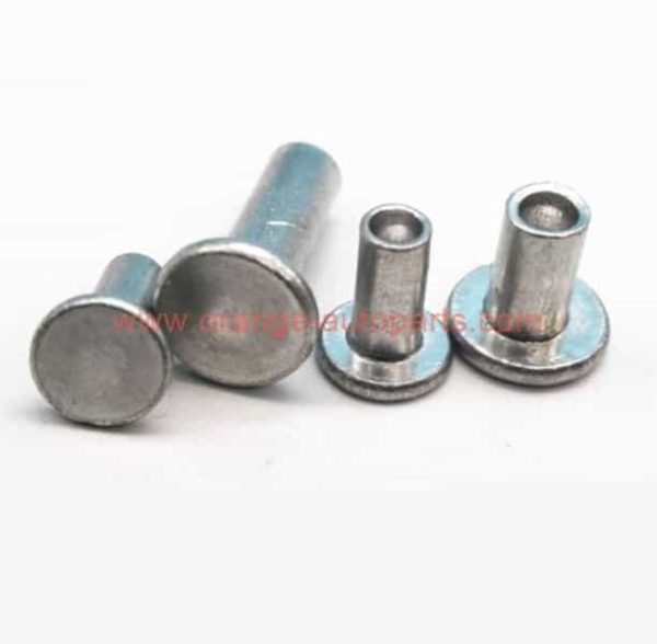 Factory Customized Aluminum Steel Flat Head Semi Hollow Rivets