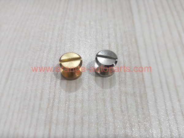 Factory Customized Bag Belt Leather Metal Accessories Flat Slotted Brass Chicago Binding Screws