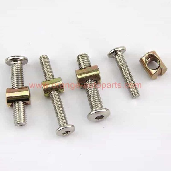 China Manufacturer Bed Bolt And Cross Dowe Barrel Nut Beds Cots Connector Furniture Cam Lock Nut