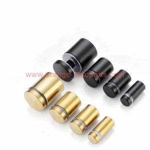 Factory Customized Black Gold Color Stainless Steel 304 Fastener Advertising Sign Fixing Screws Nails