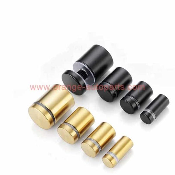 Factory Customized Black Gold Color Stainless Steel 304 Fastener Advertising Sign Fixing Screws Nails