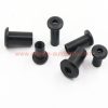 Factory Customized Black Oxide Hex Socket Furniture Joint Connector Threaded Barrel Nut Fasteners Sleeve Nut