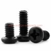 China Supplier Black Oxide Zinc Coating Pan Head Machine Screws