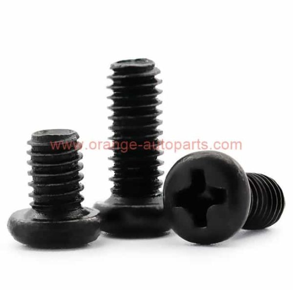 China Supplier Black Oxide Zinc Coating Pan Head Machine Screws