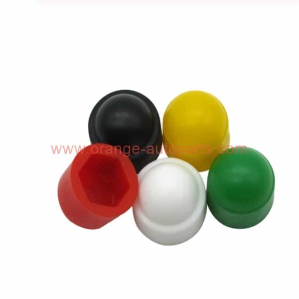 China Manufacturer Black/white M4 M5 M6 M8 M10 M12 Plastic Flange Metric Dome Head Bolts Nuts Decorative Covers Screw Caps Protection Caps